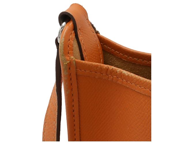Hermès Borsa a tracolla Hermes Vespa TPM in pelle Togo Arancione - vista 5
