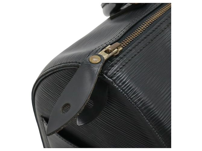 Borsa Louis Vuitton Epi Speedy 30 Nero - vista 6