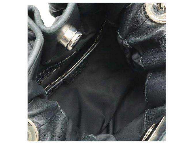 Borsa Tote Christian Dior Cannage Nero - vista 7