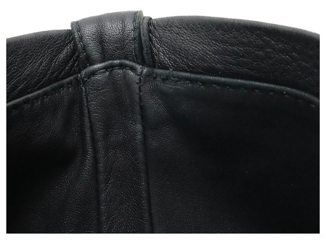 Hermès Borsa a Spalla/Pochette Hermes Clou de Selle Nero - vista 10