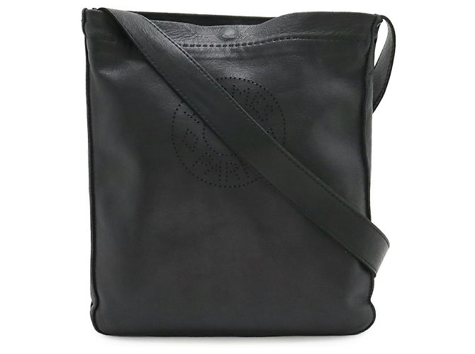 Hermès Borsa a Spalla/Pochette Hermes Clou de Selle Nero - vista 2