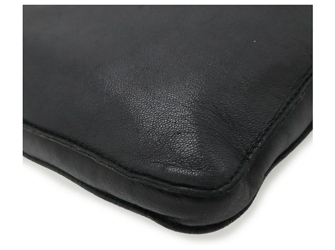 Hermès Borsa a Spalla/Pochette Hermes Clou de Selle Nero - vista 4