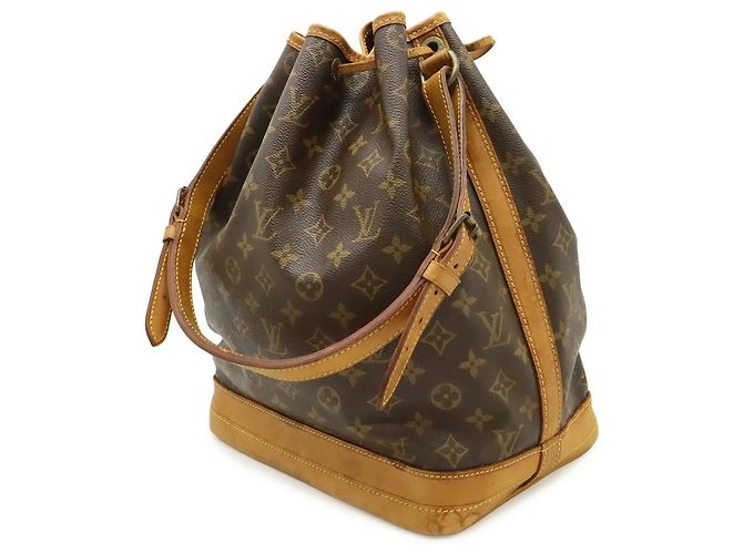 Borsa a tracolla Louis Vuitton Monogram Noe Marrone - vista 3