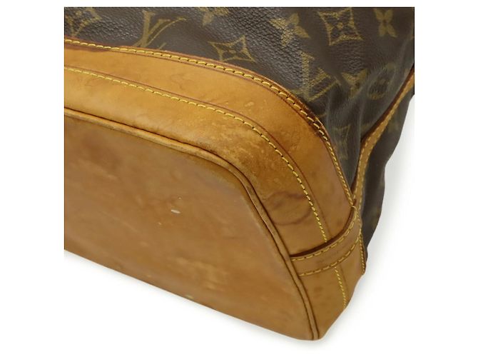 Borsa a tracolla Louis Vuitton Monogram Noe Marrone - vista 4