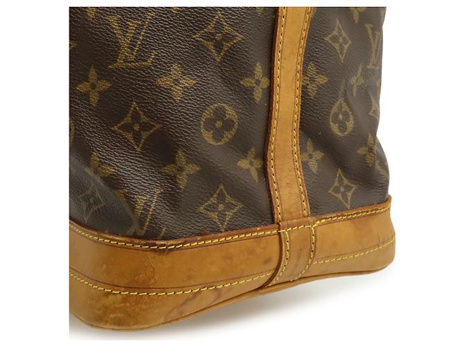 Borsa a tracolla Louis Vuitton Monogram Noe Marrone - vista 9