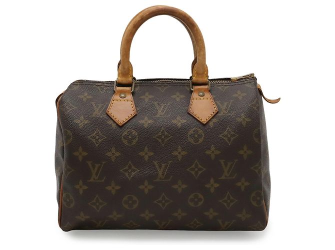Borsa Louis Vuitton Monogram Speedy 25 Marrone - vista 2