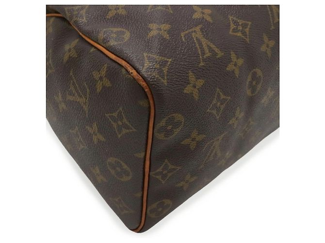 Borsa Louis Vuitton Monogram Speedy 25 Marrone - vista 4