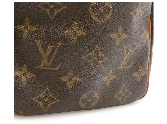 Borsa Louis Vuitton Monogram Speedy 25 Marrone - vista 5