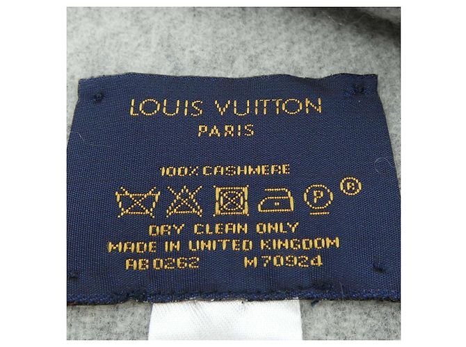 Louis Vuitton LV Split M70924 Kaschmir Schal Braun Schwarz - Ansicht 3