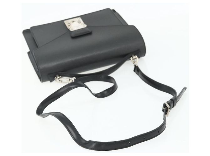 LOUIS VUITTON Borsa Taiga Monceau 28 Hand Bag SPO 2way Ardoise M32002 LV Auth ka4313 Grigio - vista 9