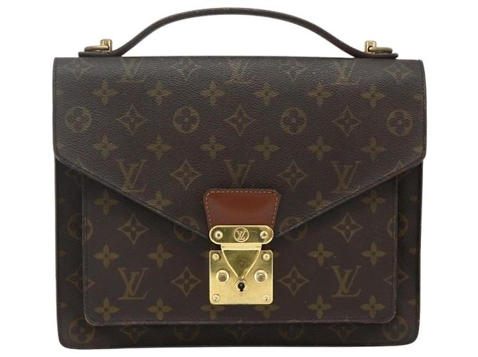 LOUIS VUITTON Borsa Monogram Monceau 28 M51185 LV Auth ka4268 Monogramma - vista 2