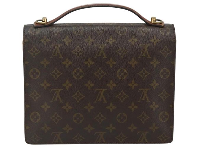 LOUIS VUITTON Borsa Monogram Monceau 28 M51185 LV Auth ka4268 Monogramma - vista 3