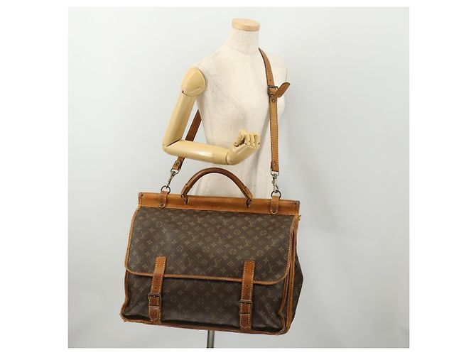 LOUIS VUITTON Monogram Sac Kleber Boston Bag M58122 LV Auth bs34828 Monogramma - vista 26