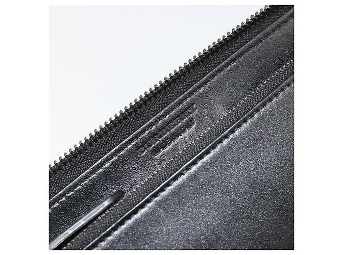 BURBERRY Long Wallet Leder Schwarz Auth bs35104 - Ansicht 14
