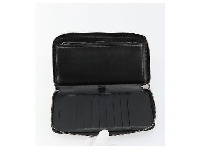 BURBERRY Long Wallet Leder Schwarz Auth bs35104 - Ansicht 15