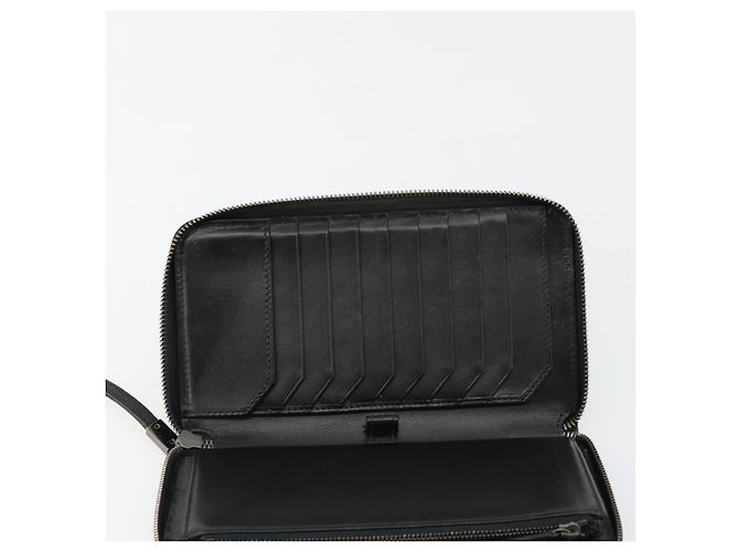 BURBERRY Long Wallet Leder Schwarz Auth bs35104 - Ansicht 17
