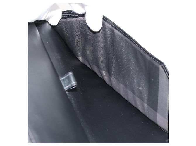 BURBERRY Long Wallet Leder Schwarz Auth bs35104 - Ansicht 19