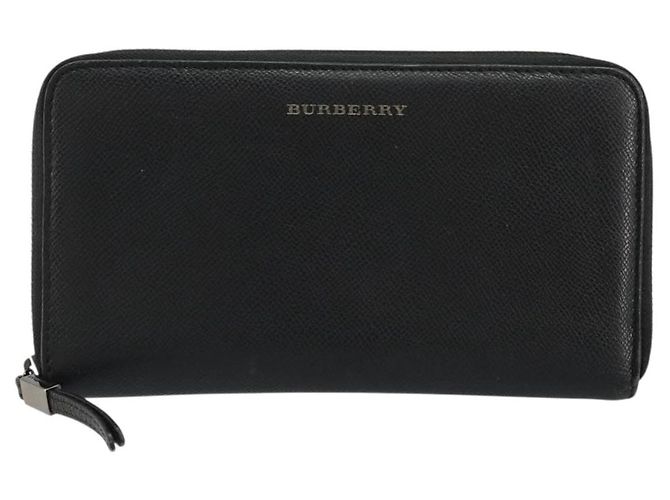 BURBERRY Long Wallet Leder Schwarz Auth bs35104 - Ansicht 2