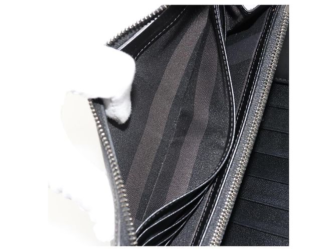 BURBERRY Long Wallet Leder Schwarz Auth bs35104 - Ansicht 20