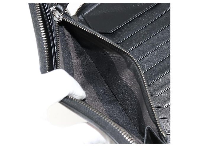 BURBERRY Long Wallet Leder Schwarz Auth bs35104 - Ansicht 23