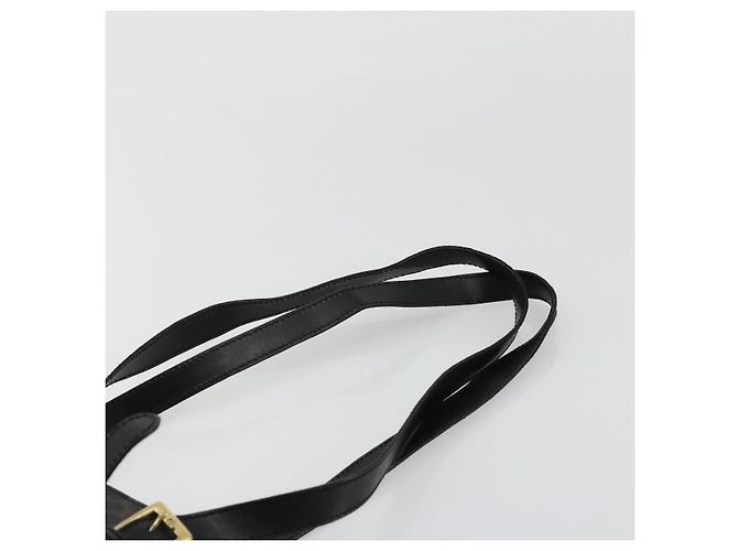 Céline Borsa Tote CELINE Macadam in tela PVC e pelle nera e oro Auth 179349 Nero D'oro - vista 8