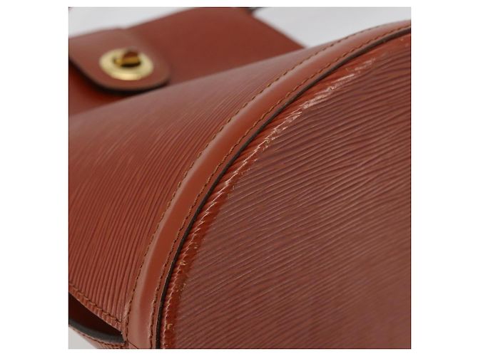 LOUIS VUITTON Epi Cluny Shoulder Bag Brown M52253 LV Auth ep14627 - view 11