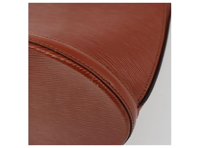 LOUIS VUITTON Epi Cluny Shoulder Bag Brown M52253 LV Auth ep14627 - view 12