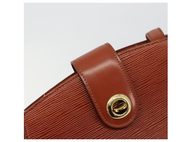 LOUIS VUITTON Epi Cluny Shoulder Bag Brown M52253 LV Auth ep14627 - view 14