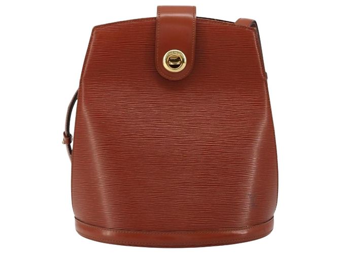 LOUIS VUITTON Epi Cluny Shoulder Bag Brown M52253 LV Auth ep14627 - view 2