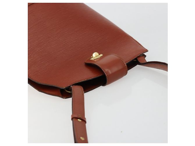 LOUIS VUITTON Epi Cluny Shoulder Bag Brown M52253 LV Auth ep14627 - view 6