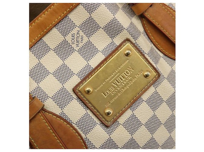 LOUIS VUITTON Borsa Tote Hampstead MM Damier Azur N51206 LV Auth ep14515 - vista 16