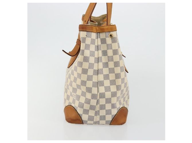 LOUIS VUITTON Borsa Tote Hampstead MM Damier Azur N51206 LV Auth ep14515 - vista 4