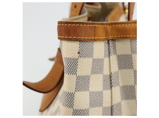 LOUIS VUITTON Borsa Tote Hampstead MM Damier Azur N51206 LV Auth ep14515 - vista 5