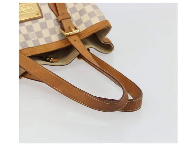 LOUIS VUITTON Borsa Tote Hampstead MM Damier Azur N51206 LV Auth ep14515 - vista 8