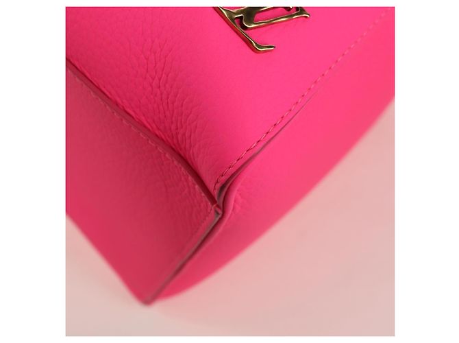Borsa LOUIS VUITTON Keepall Bandouliere in pelle Taurillon M56925 LV Auth 178545SM Rosa - vista 14