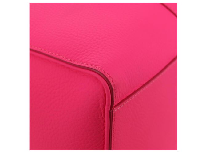 Borsa LOUIS VUITTON Keepall Bandouliere in pelle Taurillon M56925 LV Auth 178545SM Rosa - vista 15