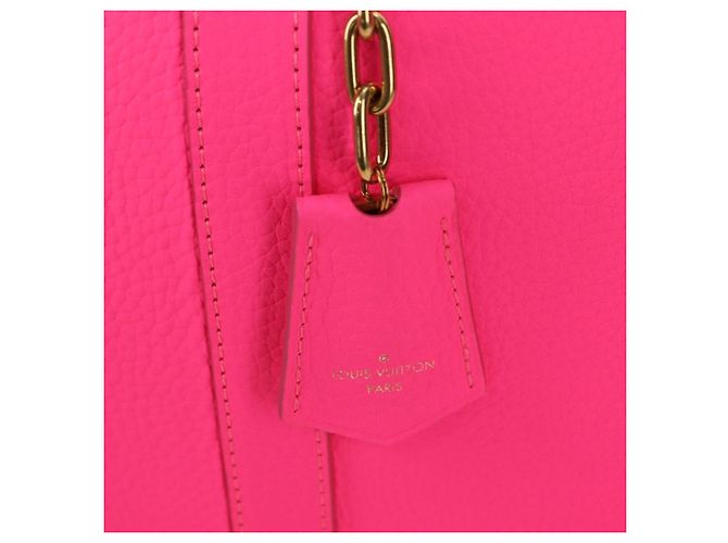 Borsa LOUIS VUITTON Keepall Bandouliere in pelle Taurillon M56925 LV Auth 178545SM Rosa - vista 19