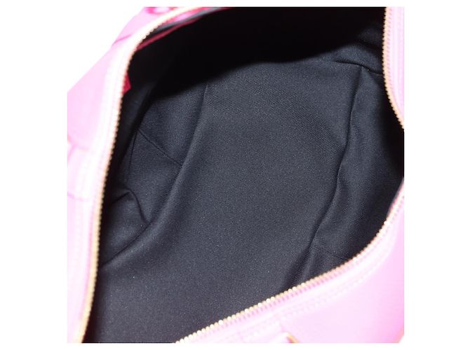 Borsa LOUIS VUITTON Keepall Bandouliere in pelle Taurillon M56925 LV Auth 178545SM Rosa - vista 24