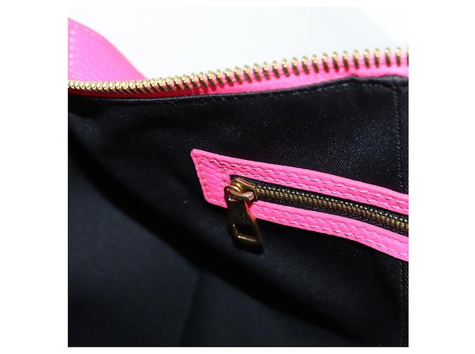 Borsa LOUIS VUITTON Keepall Bandouliere in pelle Taurillon M56925 LV Auth 178545SM Rosa - vista 27