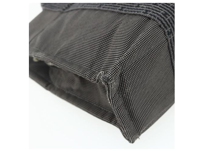 Hermès HERMES Her Line Tote PM Tragetasche Canvas Grau Silber Auth 179728A Braun - Ansicht 13