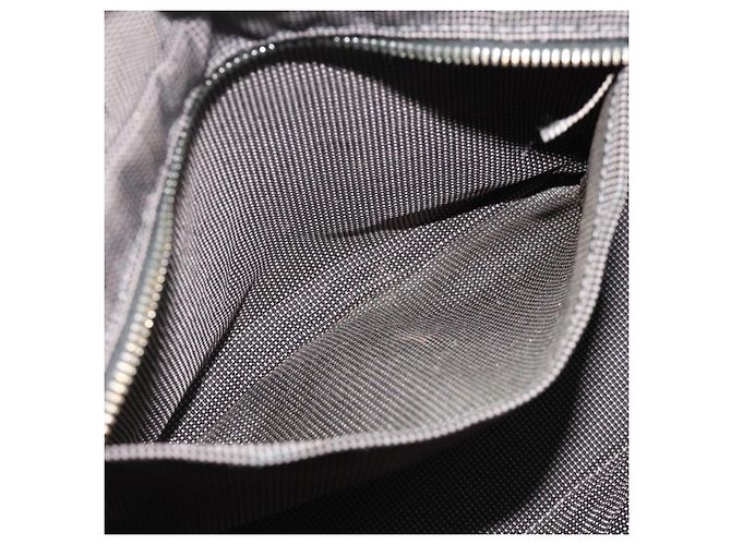 Hermès HERMES Her Line Tote PM Tragetasche Canvas Grau Silber Auth 179728A Braun - Ansicht 18