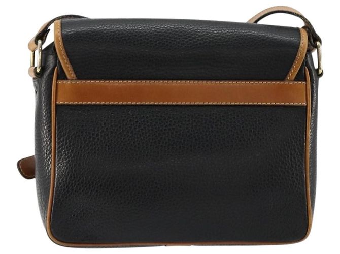 Céline CELINE Schultertasche aus Leder Schwarz Gold Auth 179287 Golden - Ansicht 3