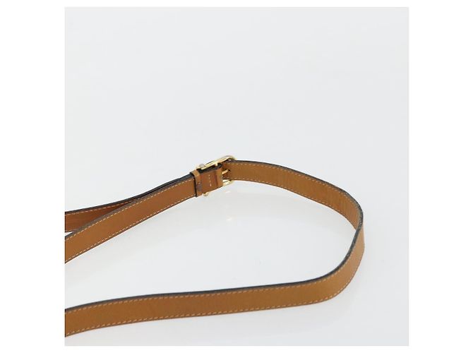 Céline CELINE Schultertasche aus Leder Schwarz Gold Auth 179287 Golden - Ansicht 8