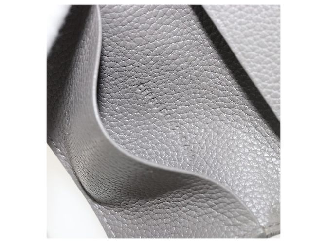 SAINT LAURENT Key Case Leather Gray Silver Auth bs35102 Brown Silvery - view 22