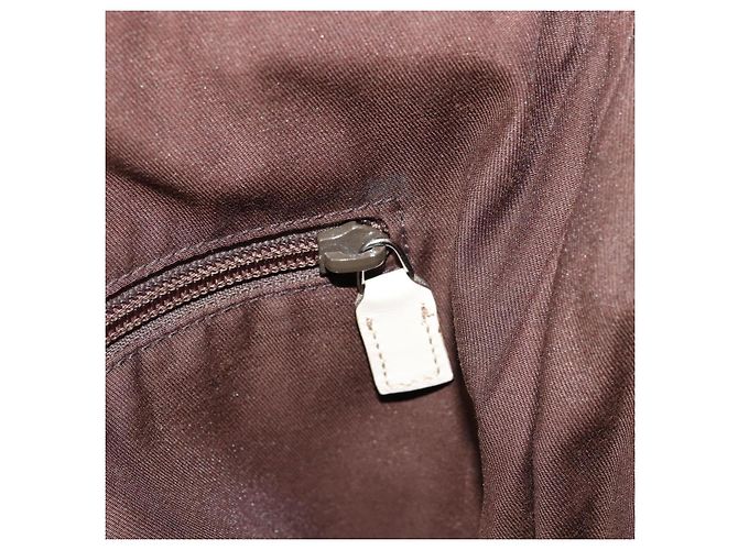 Borsa a Spalla GUCCI GG Canvas Beige Argento 145857 Auth BA12521 - vista 19