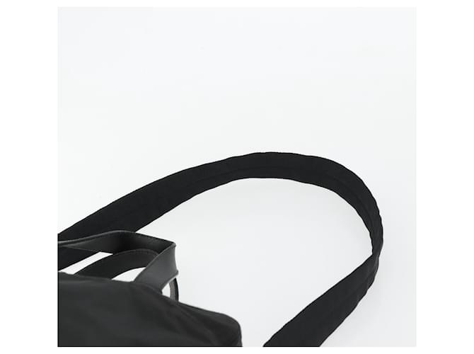 Borsa PRADA Nylon 2way Nera Argento Auth bs34745 Nero - vista 10