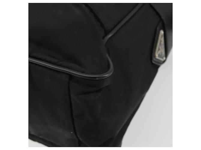 Borsa PRADA Nylon 2way Nera Argento Auth bs34745 Nero - vista 14