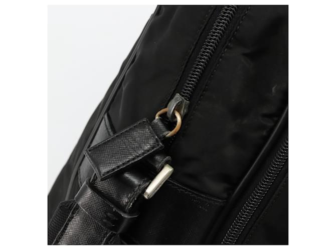 Borsa PRADA Nylon 2way Nera Argento Auth bs34745 Nero - vista 18