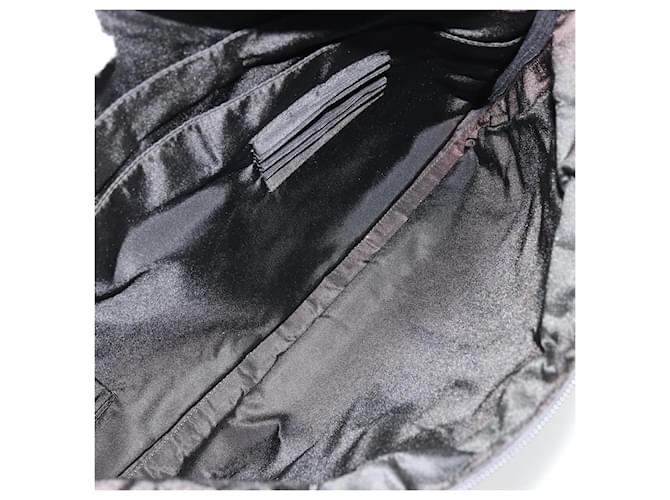 Borsa PRADA Nylon 2way Nera Argento Auth bs34745 Nero - vista 26