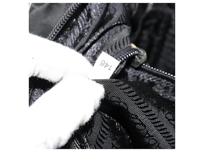 Borsa PRADA Nylon 2way Nera Argento Auth bs34745 Nero - vista 27